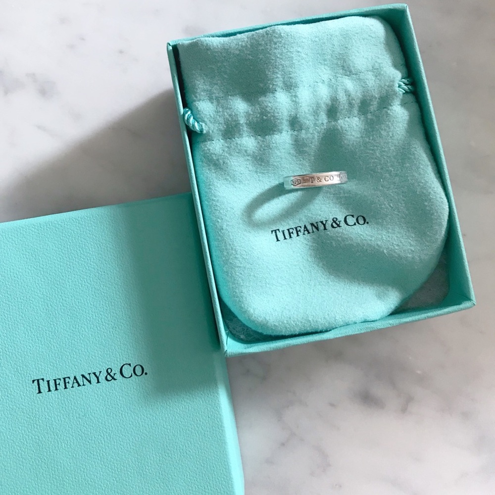 Authentic Tiffany and Co. 1837 Ring - 4 1/2